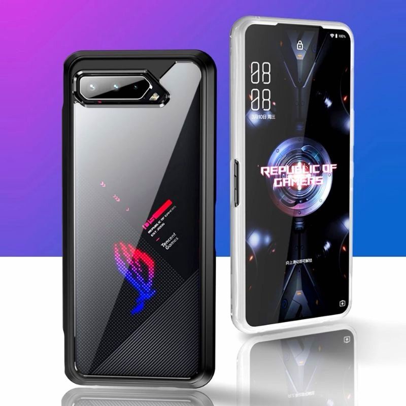 Case Asus ROG Phone 5 5s pro Casing Soft Hybrid Armor Crystal Acrylic