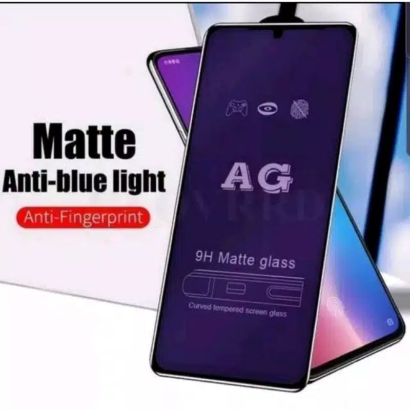 OPPO RENO 2/ RENO 2F/ RENO 3/ RENO 3 PRO/A92/A52 TEMPRED GLASS FULL BLUE LIGHT, ANTI GORES BLUE