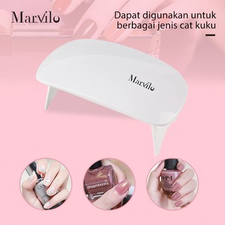 Marvilo Alat Pengering  Kutek Cat  Kuku Mini Pink Shopee 