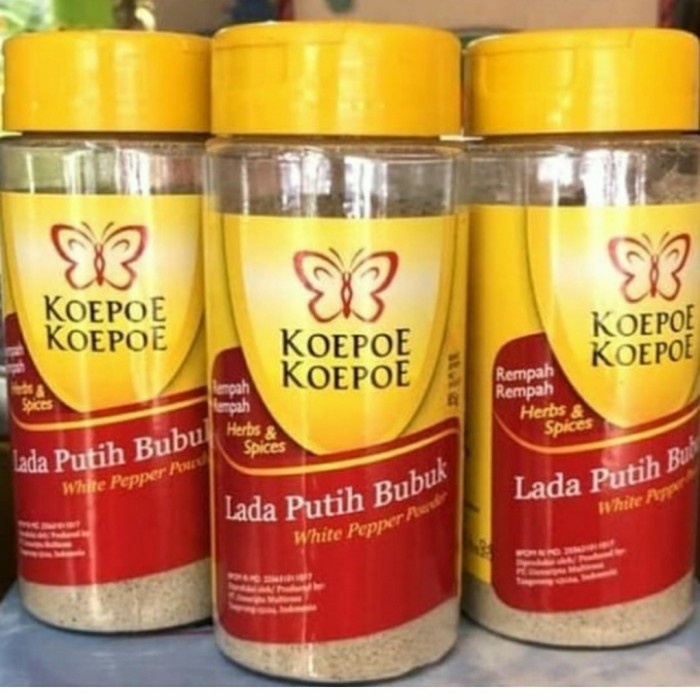 

Lada Putih Bubuk Koepoe Koepoe - 85 gram