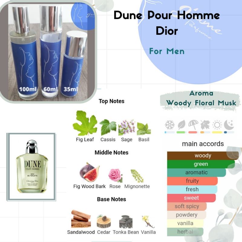 J'aime Inspired Parfum  Dune Pour Homme Men