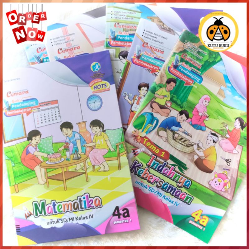 LKS Cemara Kelas 4 SD/MI Semester 1 K13 [ Tema 1,2,3,4,5 + lks Matematika ] Soal Hots - CV. Putra Nu