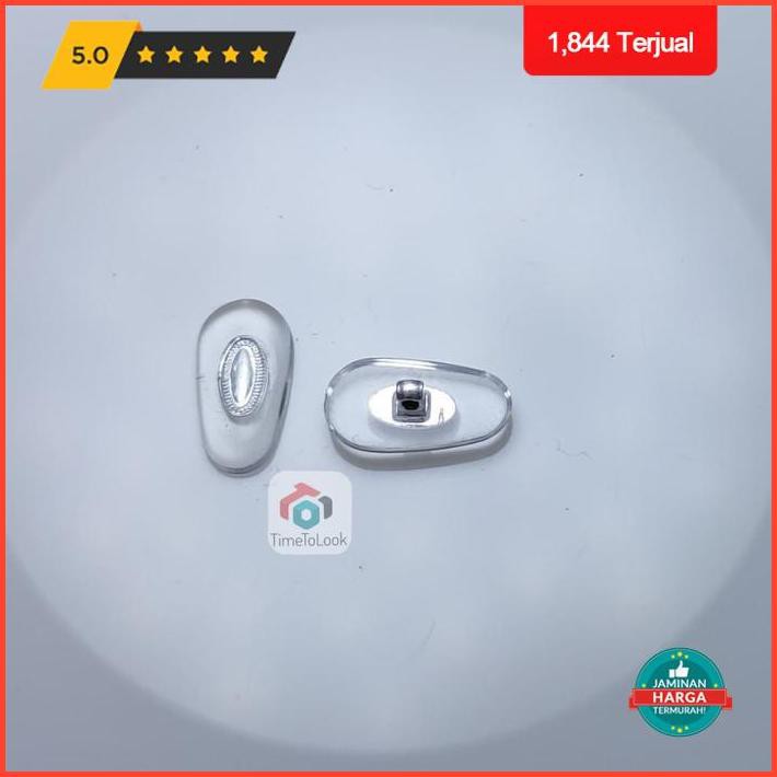 Big Sale Nosepad Kacamata Silver Silicon Baut Bantalan Hidung Nose Pad Screw In Terlaris