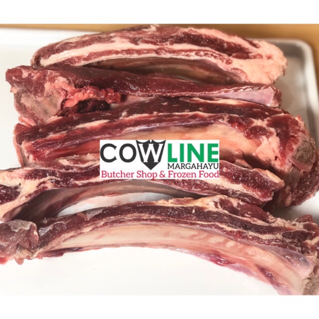 

Iga Konro Sapi Back Ribs Import Aussie Nett: 1Kg Halal dan Hygienis