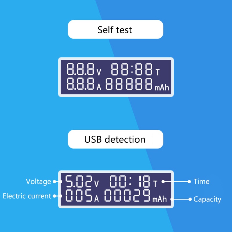 Mary Voltmeter Ammeter Digital DC 4-30V 0-3A Dengan Layar LCD