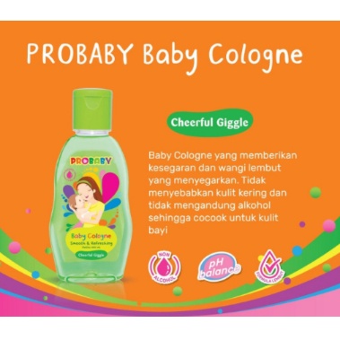 PROBABY COLOGNE 100ML - parfum bayi non alkohol / minyak wangi bayi / ph balance / wangi floral / natural / harum / johnson's / zwitsal / perawatan bayi / sweet floral / pigeon