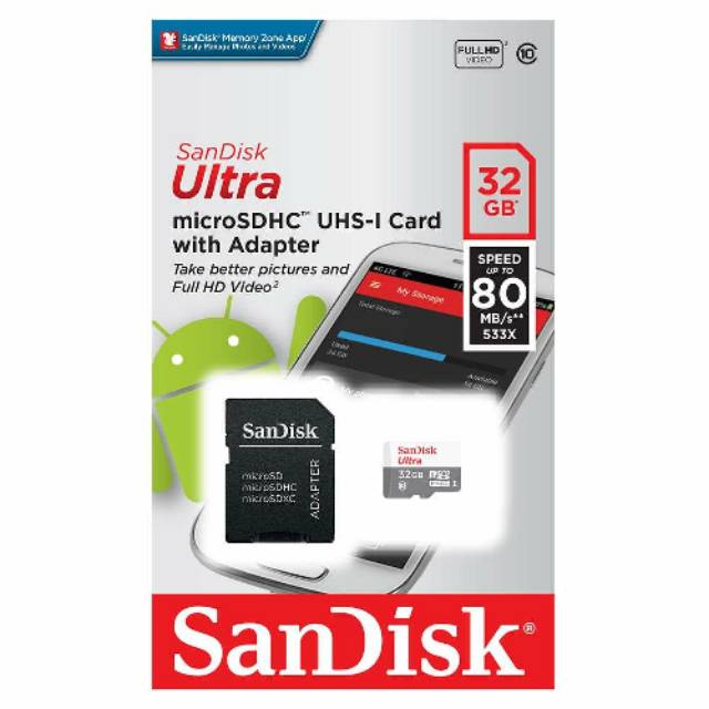 Micro-SD 32Gb Sandisk Original