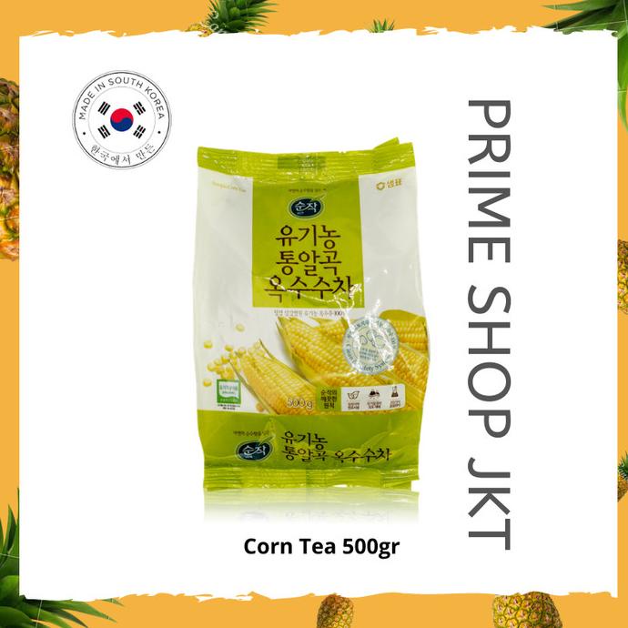 

[ COD ] Pure Korean Roasted Corn Tea Minuman Teh Biji Jagung Khas Korea 500 gr TERPERCAYA Kode 1294