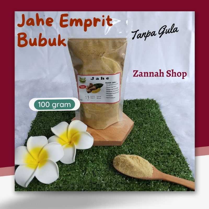 

Rempah JSR Jahe Bubuk Asli Tanpa Gula Kemasan 100 Gram