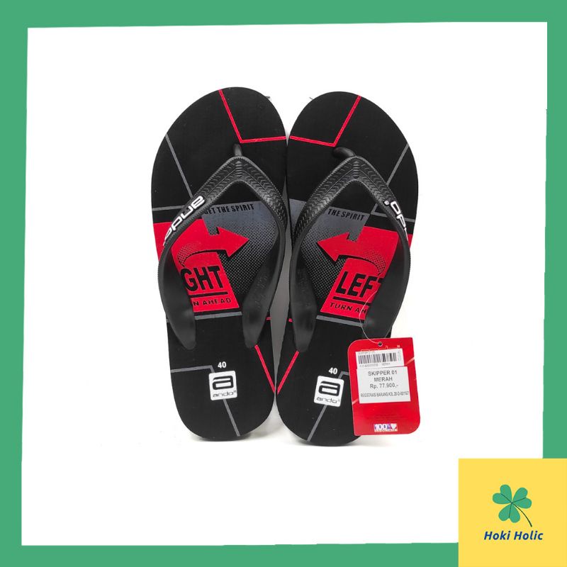 Sandal Jepit Ando Forest - Sandal Jepit Ando Pria Dewasa - Tahan Air dan Awet Sandal Jepit Trendy Skipper 01