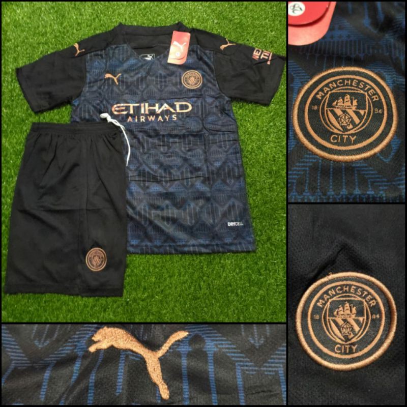 JERSEY KIDS CITY AWAY 2020/2021 BAJU BOLA GRADE ORI