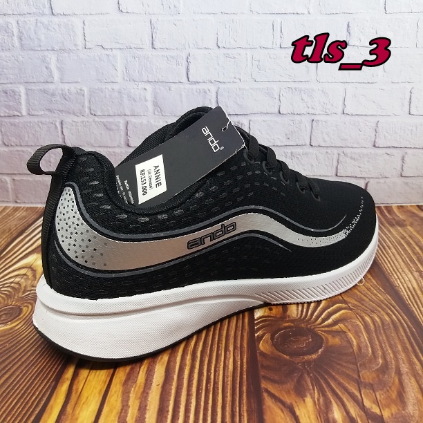 Sepatu Sneaker Wanita Ando 37~40 Sepatu Cewek Original