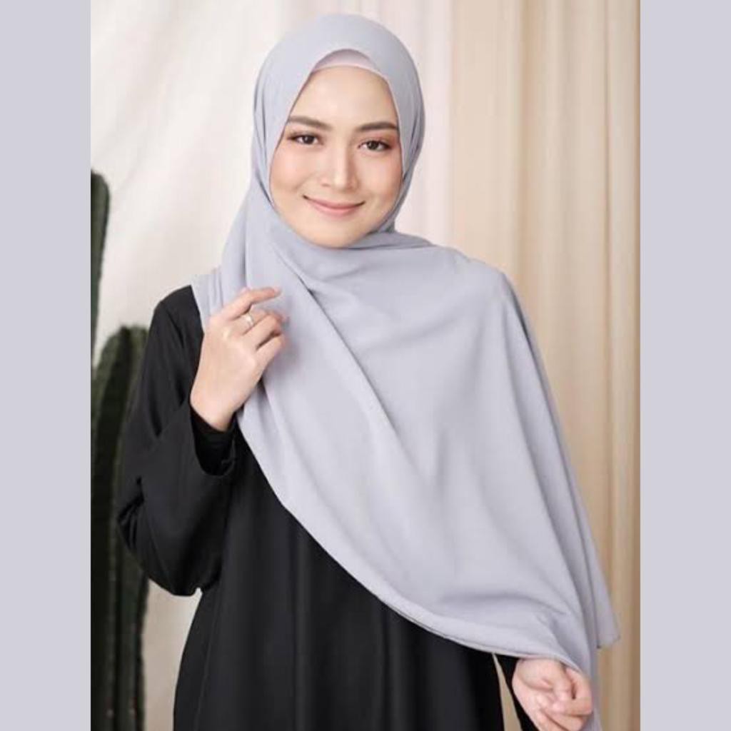 HIJAB PASMINA SABYAN DIAMOND POLOS TERMURAH 150 X 75 JAHIT TEPI - KERUDUNG PASHMINA SABYAN TERMURAH