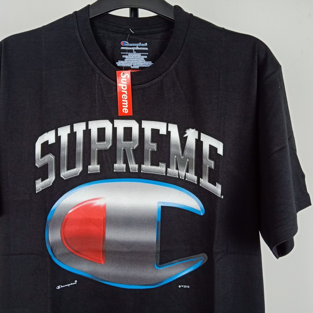 supreme x champion shirt