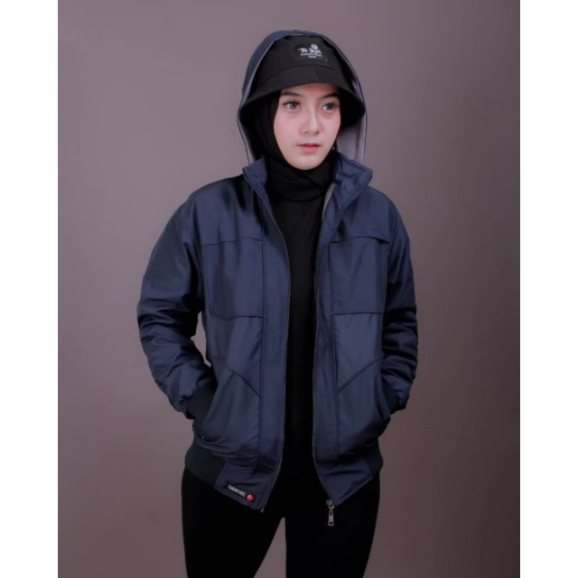 Jaket Wanita Taslan Waterproof Anti Air | OOTD Jaket Wanita/Cewek Hijab Non Hijab