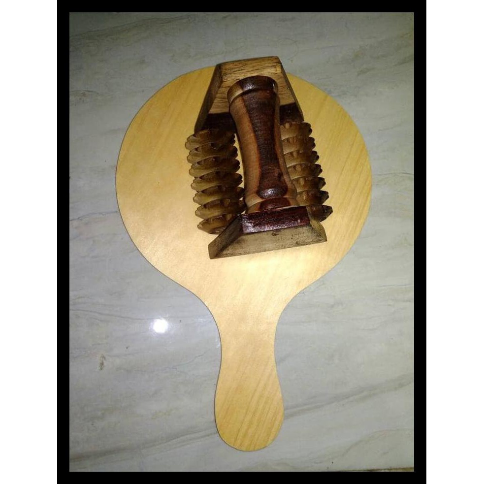 ALAT PIJAT KAYU SONOKELING ROLL PUNGGUNG / ALAT PIJAT REFLEKSI TERJAMIN