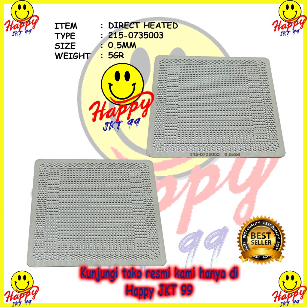 [ HAPPY JKT 99 ] DIRECT HEATED STENCIL 216-0809000 216-0833000 216-0810084 216-0810005