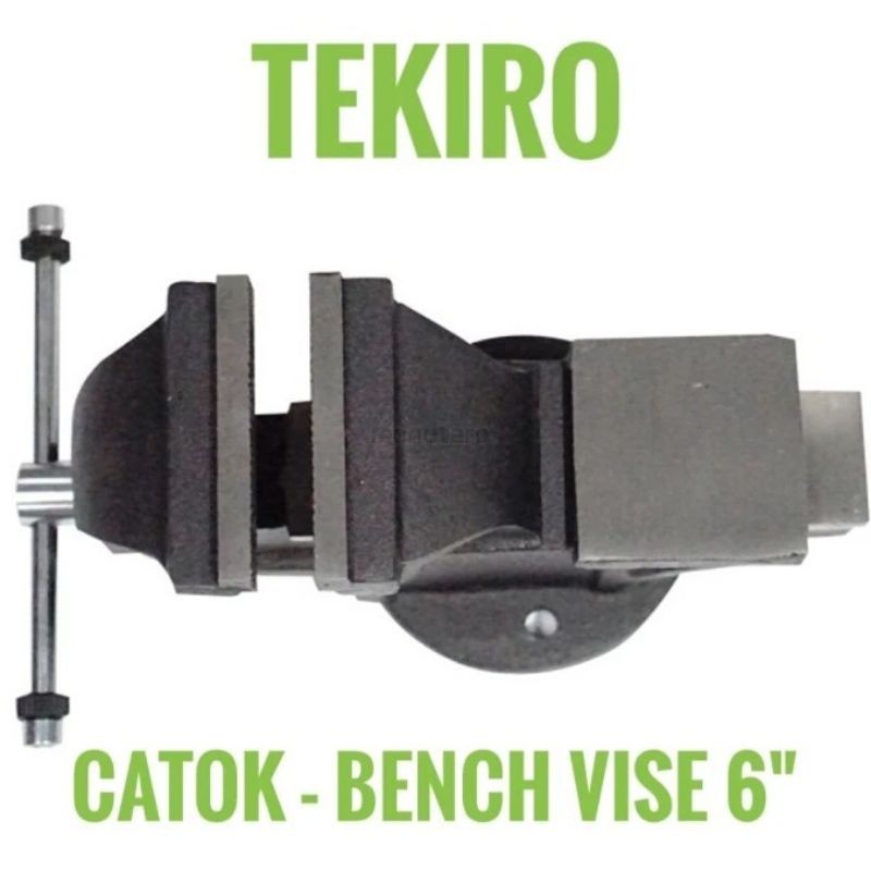 Catok ragum bench vise 6" Tekiro penjepit besi