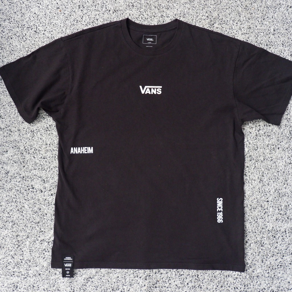 VANS ANAHEIM original baju kaos tshirt hitam