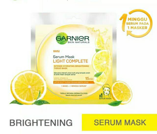 OliveShop ❤ Garnier Masker Wajah Garnier Serum Facial Sheet Mask