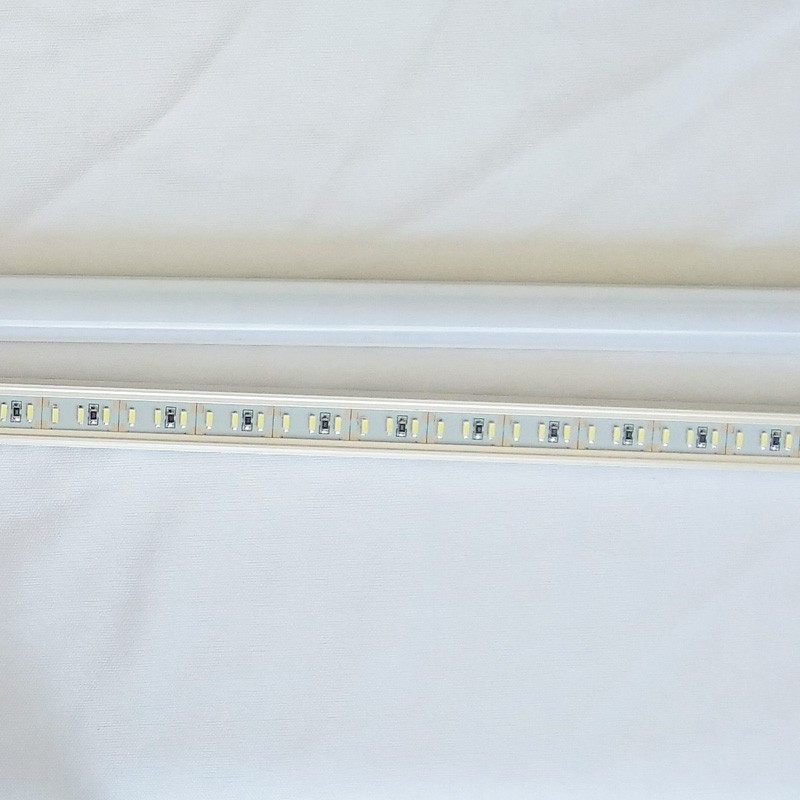 LAMPU LED DC 12V 144 SMD4014 RIGID BAR ALUMINIUM COVER CAP 100CM LAMPU AKI LAMPU DARURAT