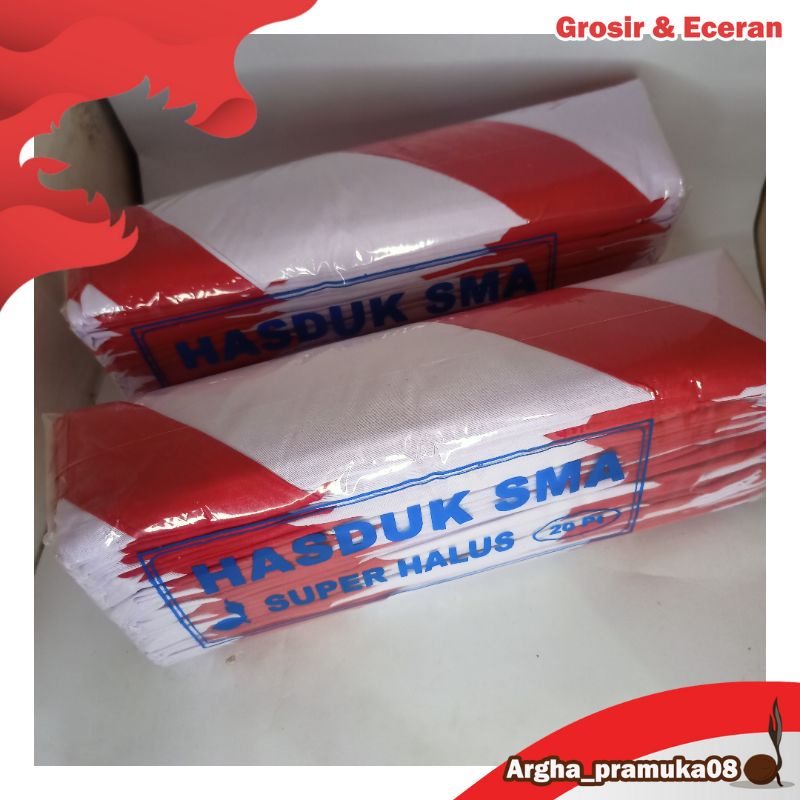 Hasduk Kacu Pramuka SMA Super Halus 20 pcs