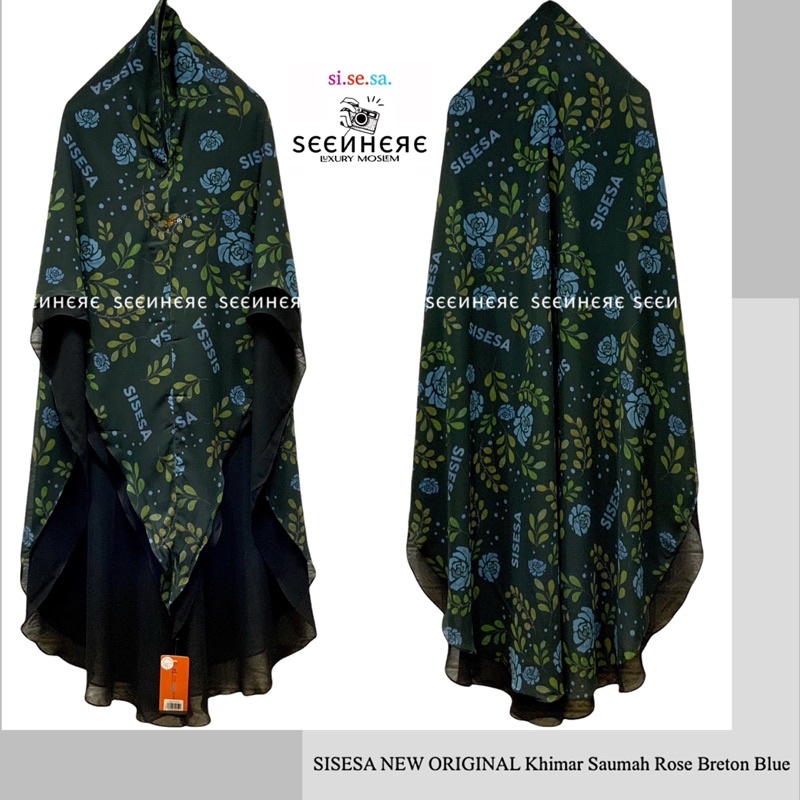[SEENHERE] SISESA NEW ORIGINAL SALE Khimar Rose Breton Blue