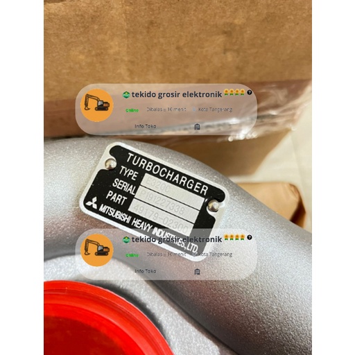 Turbocharger Caterpillar 320C / 320D / 5i7952 / 49179-02340