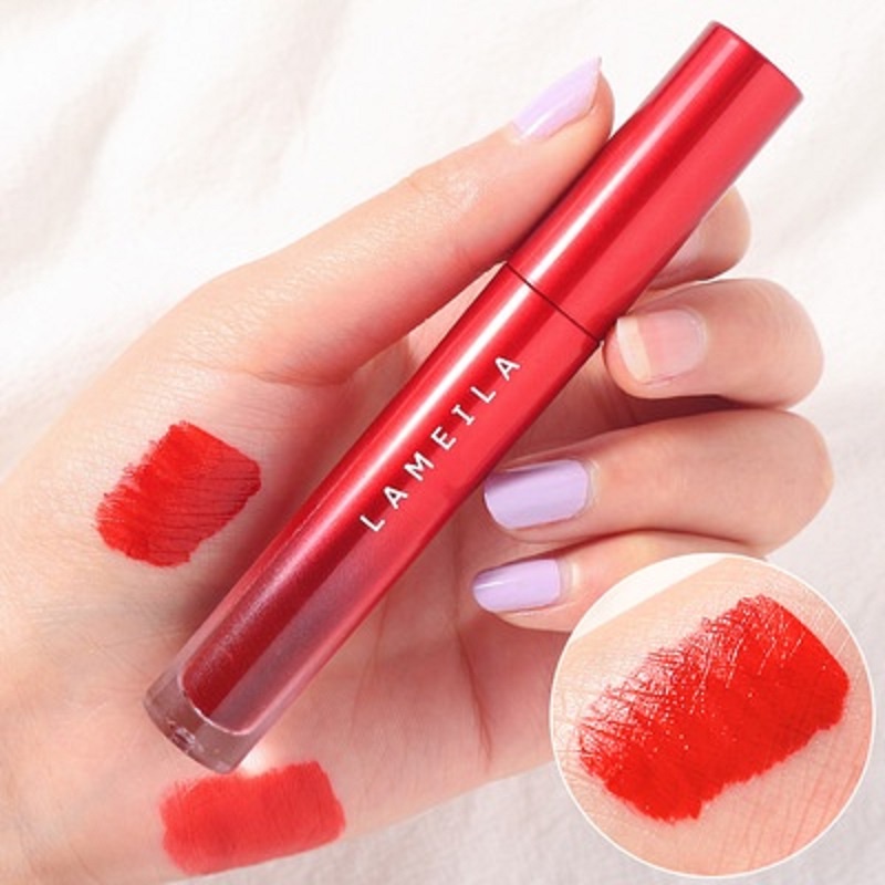 Lameila Lipstick Cair / Lip Glaze Red Edition