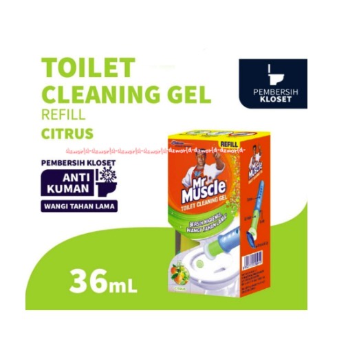 Mr Muscle Toilet Cleaning Gel Isi Ulang Pewangi Kloset WC MrMuskle Toilet Refill 5in1 Dengan Jel Jeli Jelly