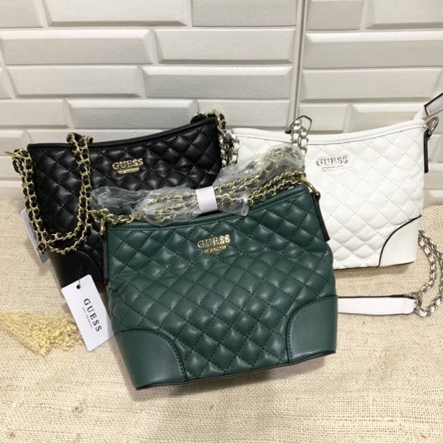 Guess Quilted Hobo Bag