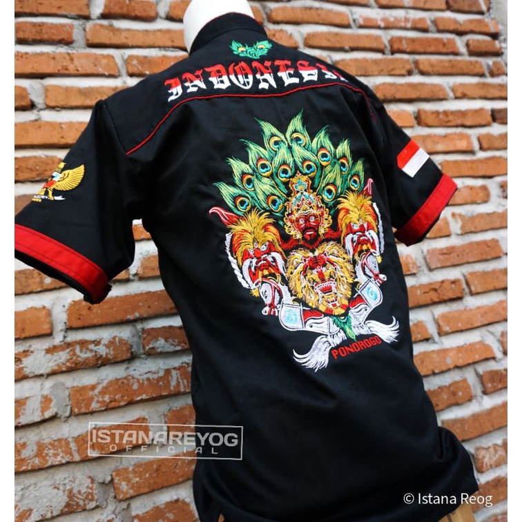 BAJU REOG / HEM BORDIR REOG ( bisa bayar di tempat ) / PENADON BORDIR / KEMEJA REOG / HEM JARANAN / BAJU REOG