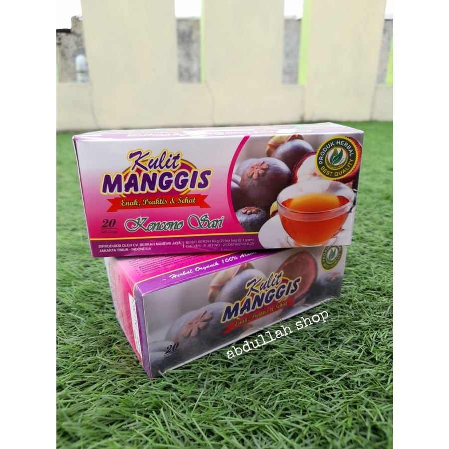 

Teh Celup Kulit Manggis Kencono Sari Obat Herbal Asli Original/Memperkuat sistem kekebalan tubuh