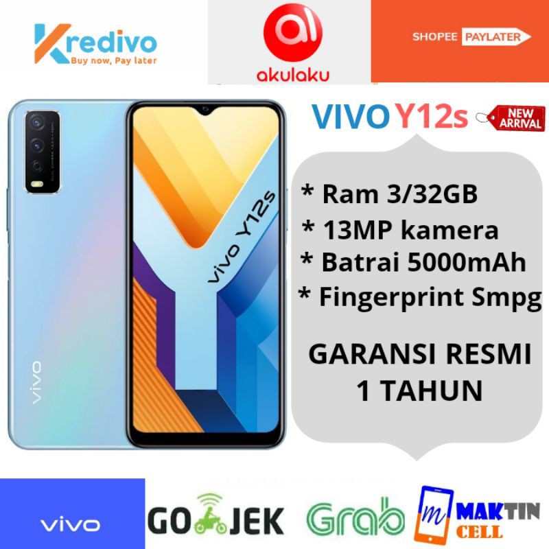 Vivo Y12s Vivo Y12 Vivo Y12i Garansi Resmi 1 Tahun Shopee Indonesia