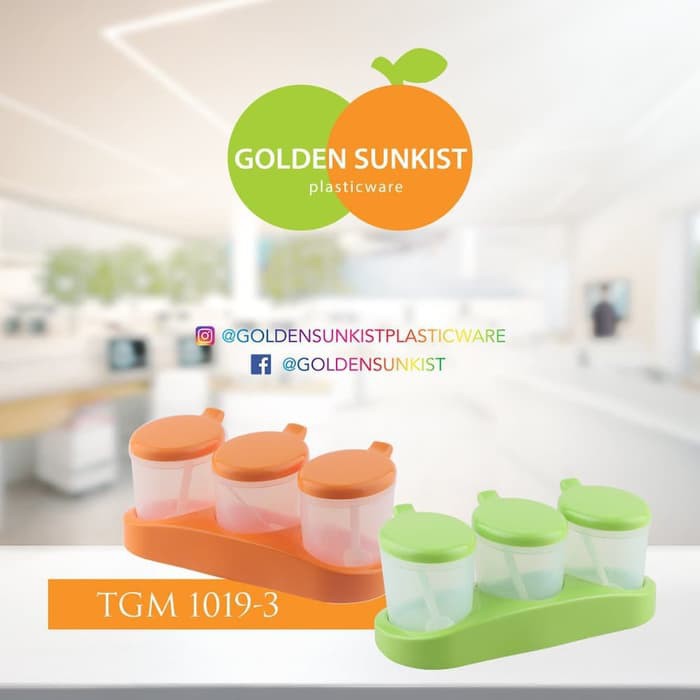 [ADER SHOP] ADER OLSHOP Tempat Garam Bumbu Golden Sunkist MURAH