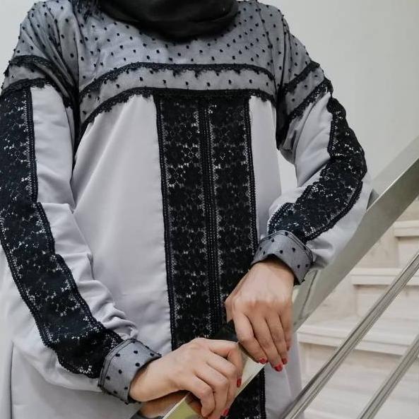 {DKK.25Au22ᴰ} New Abaya Hitam Ashanty Gamis Maxi Dress Arab Saudi Bordir Turki Haji Umroh Dubai Turk