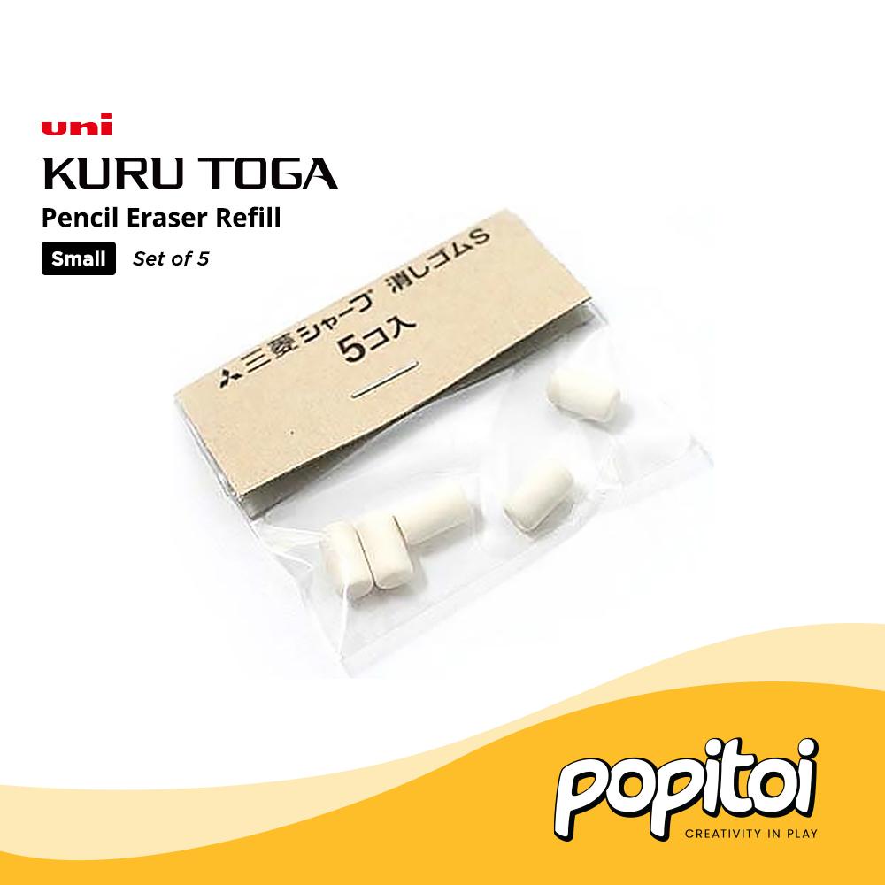 

UNI Kuru Toga Mechanical Pencil Eraser Refill (5 pcs) Isi Ulang Penghapus Pensil Mekanik Kurutoga
