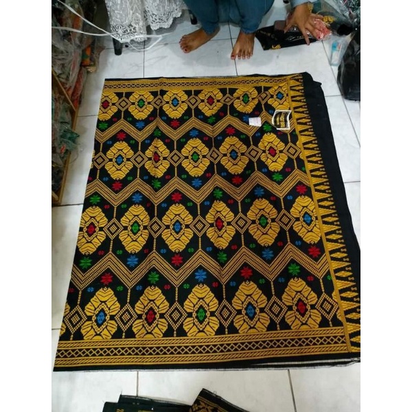 Kain batik motif songket/kain adat bali lombok/kain motif frient
