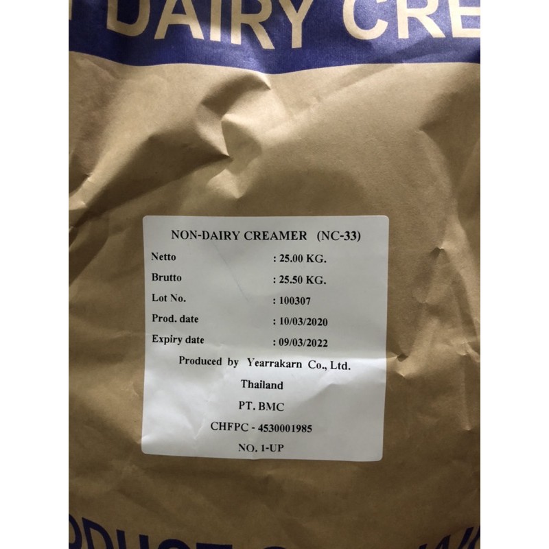 Krimer Premium 500 Gr / Non dairy krimer Thailand Yearrakarn / NDC Thailand