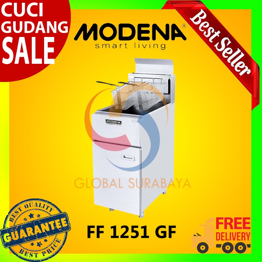 MODENA FF 1251 GF Mesin Penggorengan Gas / Deep Fryer
