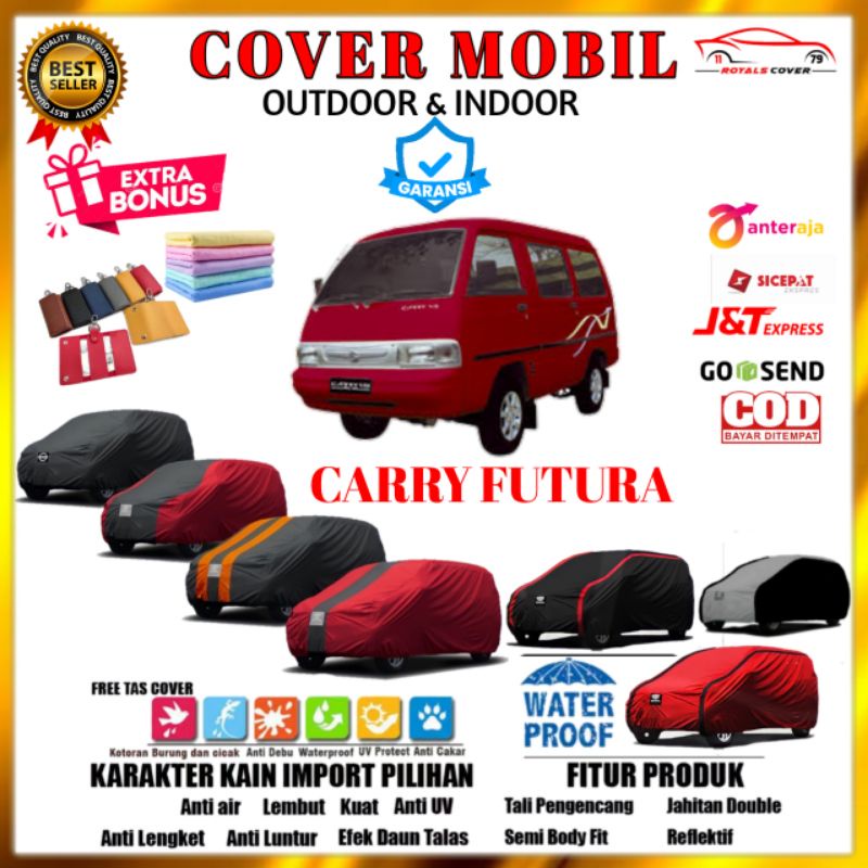 Body Cover Mobil Carry Futura Sarung Mobil Suzuki Carry Minibus Selimut Tutup Mantel Pelindung Mobil