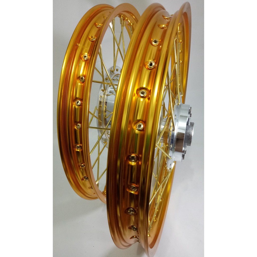 Velg Rossi Gold Lebar 140 160 - Paket Motor Vixion New - Old - Cb 150 - Mx King - Jupiter Mx