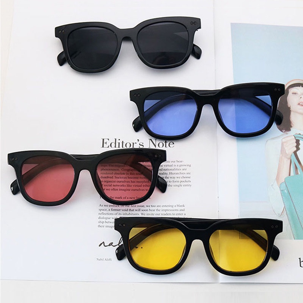 KACAMATA VINCENT Wanita/Pria Sunglasses Korean Fashion Small Candy Kotak