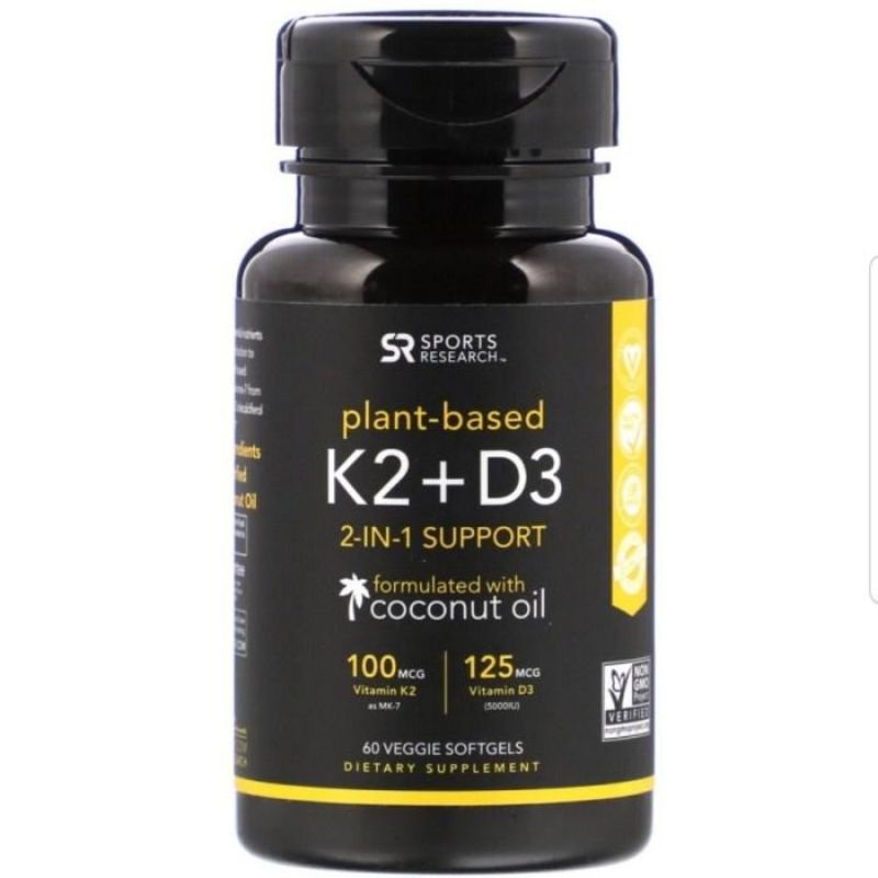 (cod) Vitamin K2 + D3 Produk 2-in-1 Formula By SR Plan based