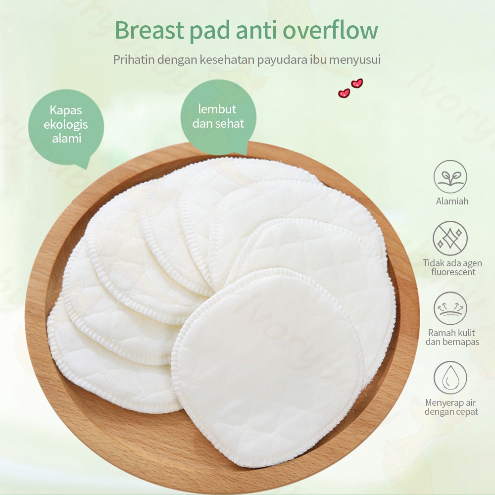 Ivorybaby Washable breast pad menyusui /penyerap asi ibu breastpad