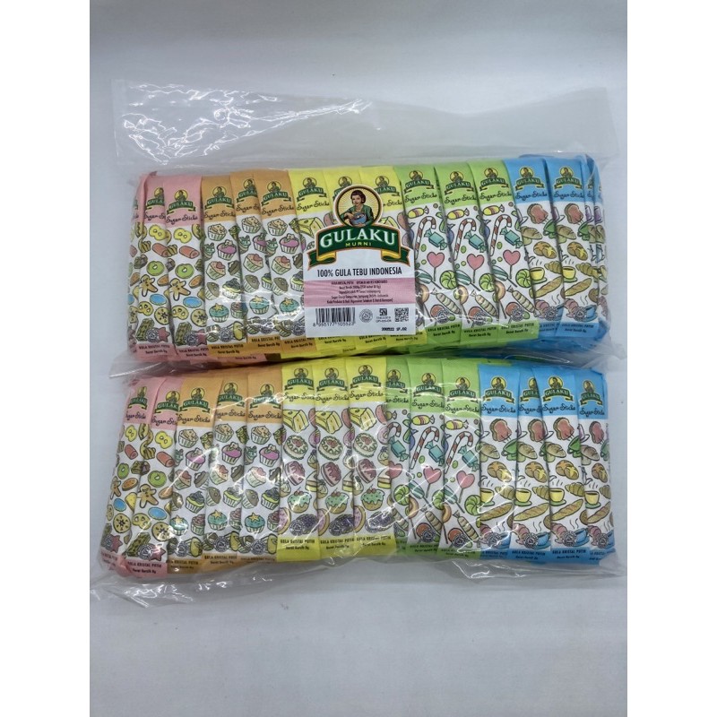 

Gulaku Sticks GULA KRISTAL PUTIH 250x8g