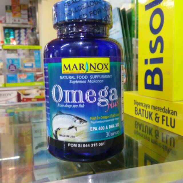 Marinox Omega 3 plus isi 30 softgel