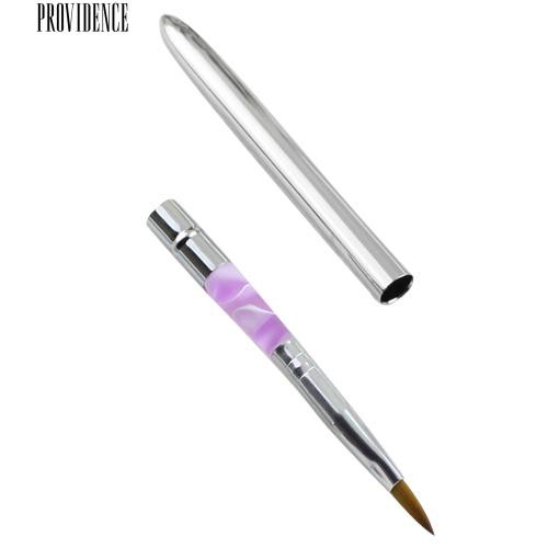 [Bayar Di Tempat] Stainless Steel Dilepas Tutup Profesional Acrylic Nail Art Brush Pen Tool