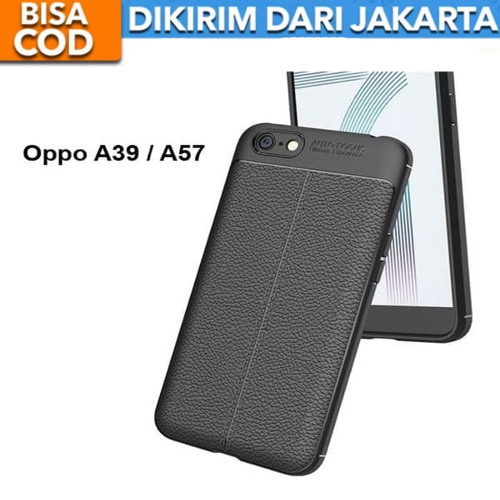 Case Auto Focus Oppo A39 / A57 Leather Experience SoftCase Slim Ultimate / Casing Kulit