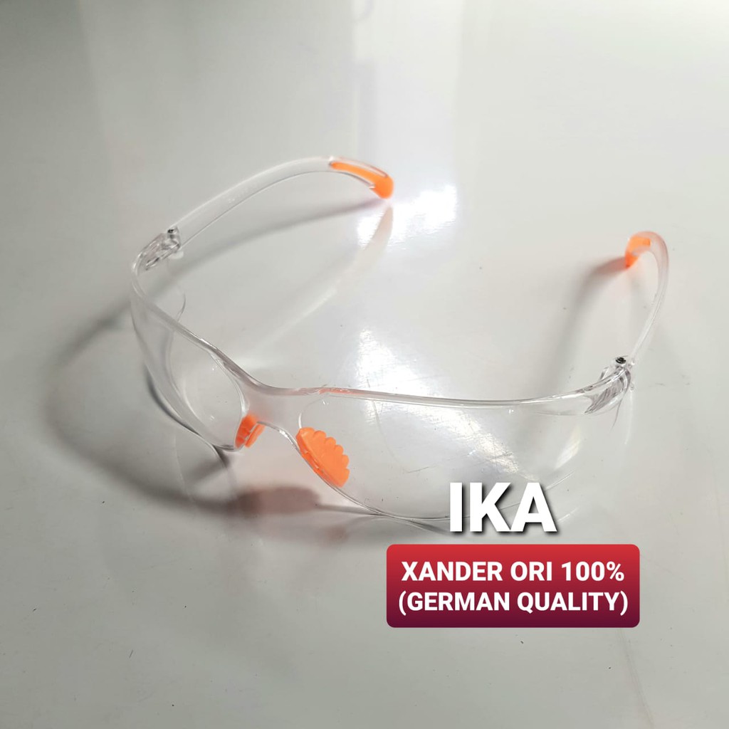 Kacamata Safety Goggle Glasses Kaca mata Las Bening Clear Murah Pelindung Mata